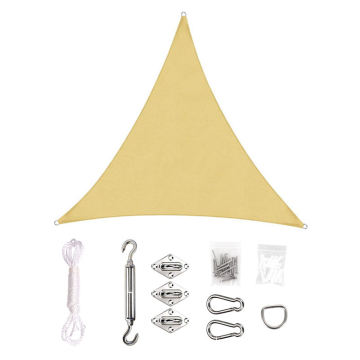 Triangle Outdoor Shade Sail in Beige